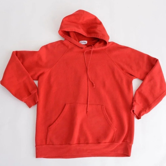 Vintage  Cotton Ginny Red Hoodie/ Bunny Hug Sweater XLarge - Picture 5 of 14